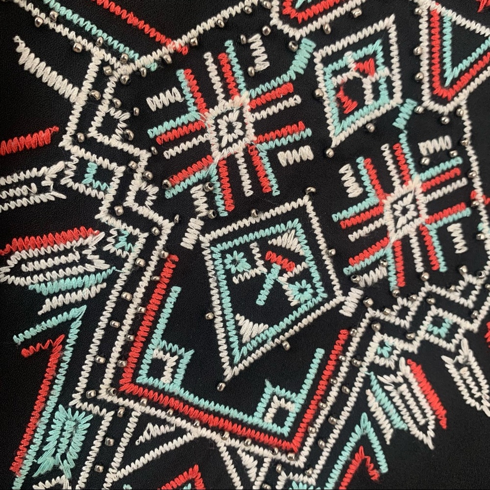 Embroidered Tunic Racerback Tanktop - Picture 5 of 5